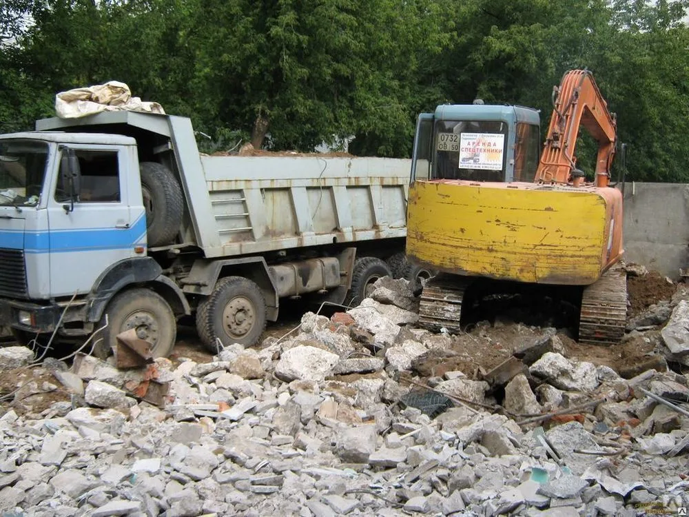 Вывоз бетонного боя и утилизация в Новомосковске в октябре